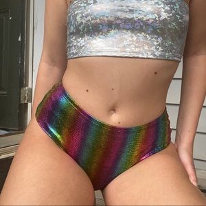 rainbow rave bottoms